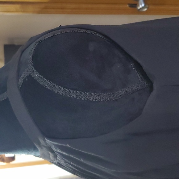 Whbm sleeveless nwt black sheer overlay dress - Picture 4 of 8